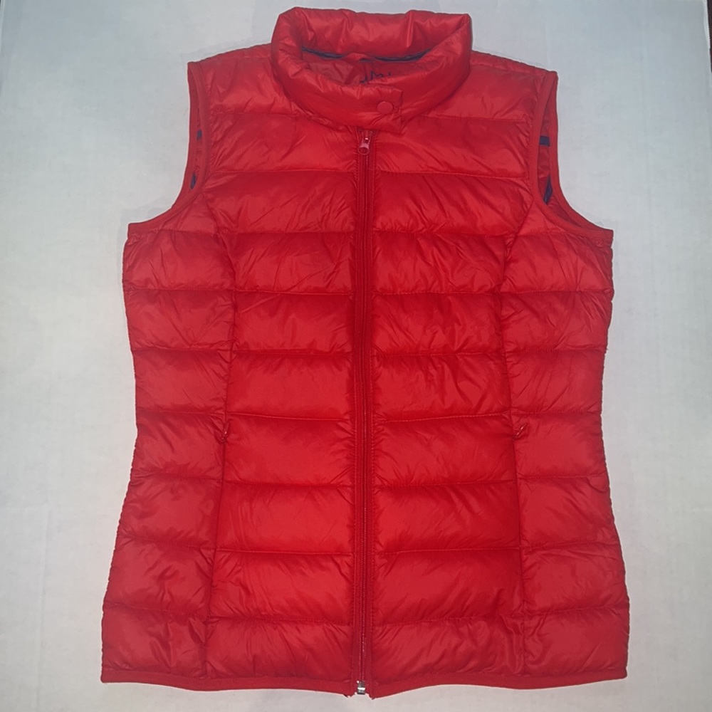 J. Mclaughlin Red Down Packable Down Vest - image 1